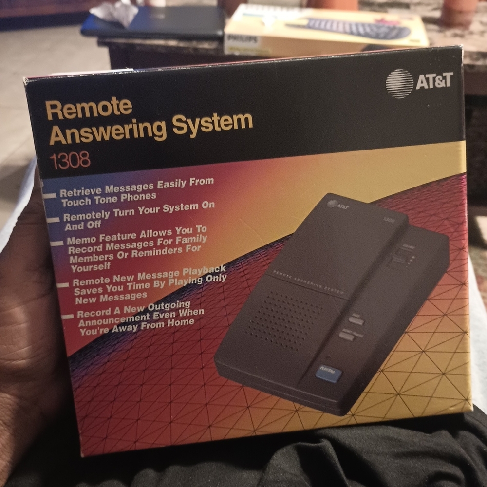 Black Remote Answering System